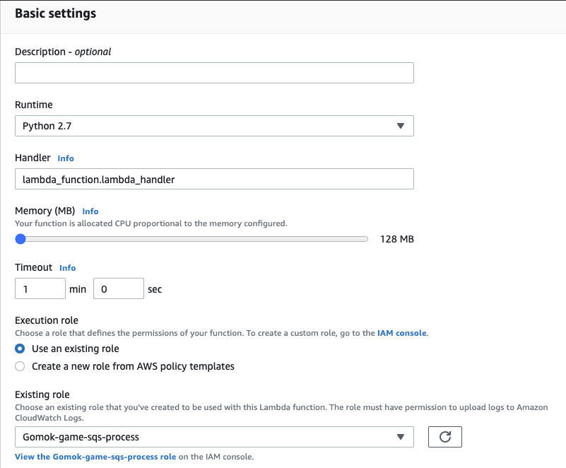 Making Lambda Functions :: Start Full Stack Game with GameLift